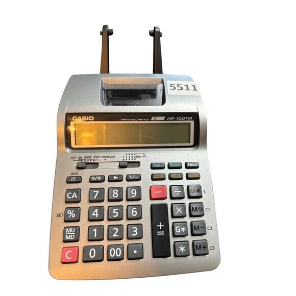 Casio HR-100TM Desktop Printing Calculator - Picture 8 of 16